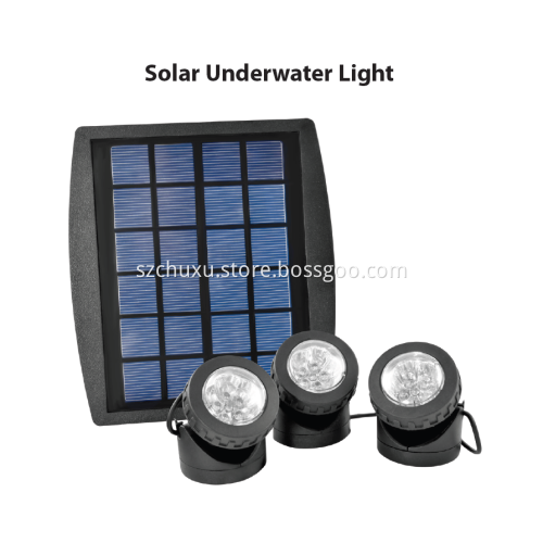 Multi color solar underwater light